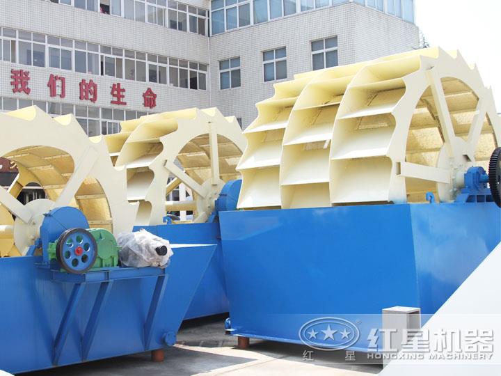 洗砂設備洗凈度高，用水量少